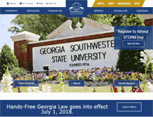 Tablet Screenshot of gsw.edu