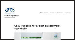 Desktop Screenshot of gsw.se