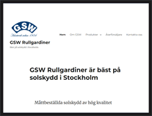 Tablet Screenshot of gsw.se